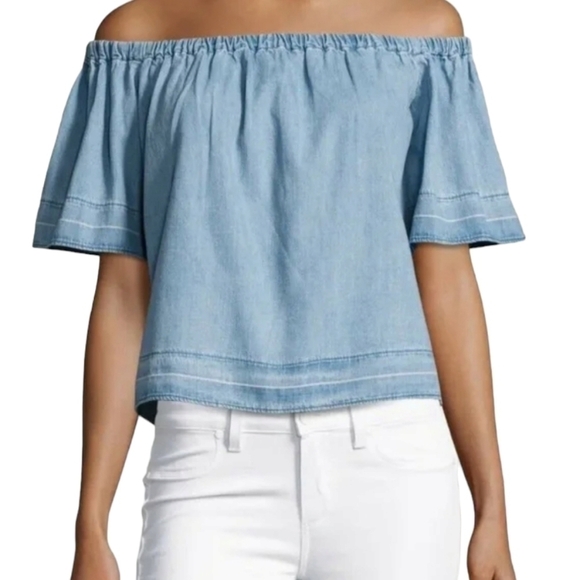 Adriano Goldschmied Sylvia Off the Shoulder in sunwashed - Picture 1 of 7